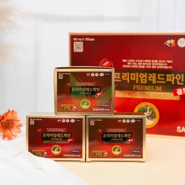 Tinh dầu thông đỏ Red Pine Gold Premium Samsung 150 viên - Hình ảnh 2