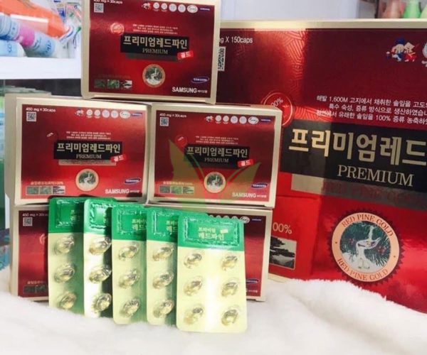 Tinh dầu thông đỏ Red Pine Gold Premium Samsung 150 viên - Hình ảnh 3