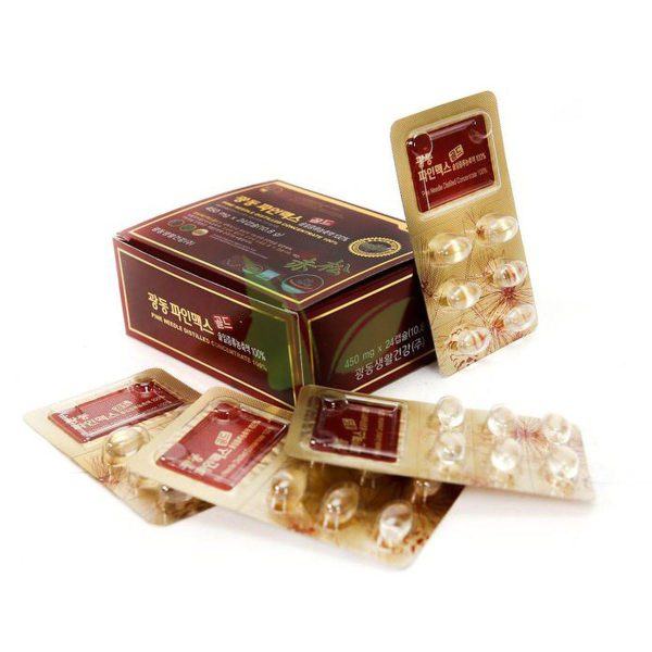 Tinh Dầu Thông Đỏ Kwangdong 120 Viên Hàng Cao Cấp - Hình ảnh 2