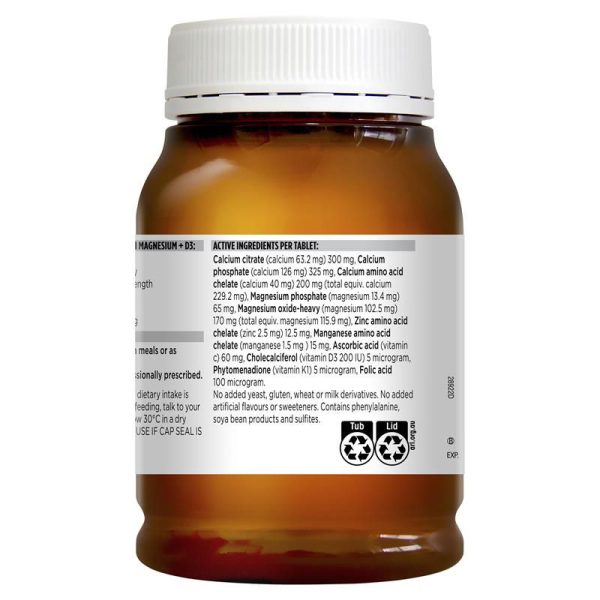 BỔ SUNG CANXI MAGIE D3 BLACKMORES TOTAL CALCIUM & MAGNESIUM + D3 200 VIÊN - Hình ảnh 3