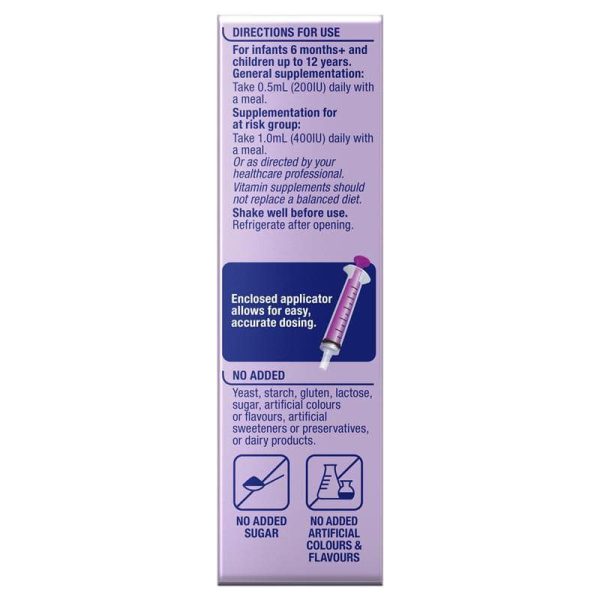 VITAMIN D3 DẠNG NƯỚC CHO BÉ OSTELIN KIDS VITAMIN D3 LIQUID 20ML - Hình ảnh 4