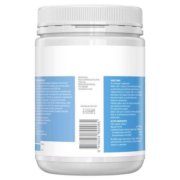 DẦU CÁ HEALTHY CARE FISH OIL 1000MG OMEGA 3 400 VIÊN - Hình ảnh 2