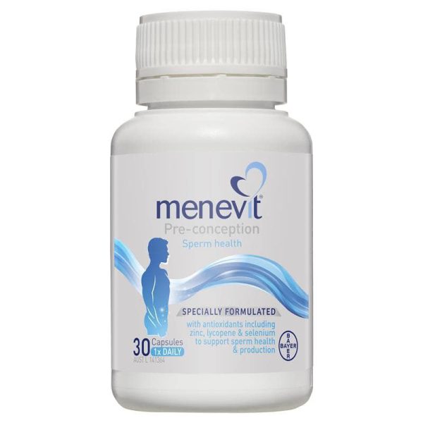 VIÊN UỐNG HỖ TRỢ TINH TRÙNG MENEVIT PRE-CONCEPTION SPERM HEALTH 30 VIÊN - Hình ảnh 5