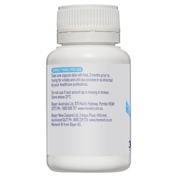 VIÊN UỐNG HỖ TRỢ TINH TRÙNG MENEVIT PRE-CONCEPTION SPERM HEALTH 30 VIÊN - Hình ảnh 6