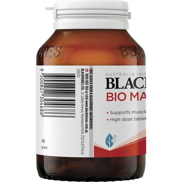 BỔ SUNG MAGIE HỖ TRỢ CƠ BẮP BLACKMORES BIO MAGNESIUM MUSCLE HEALTH 150 VIÊN - Hình ảnh 3