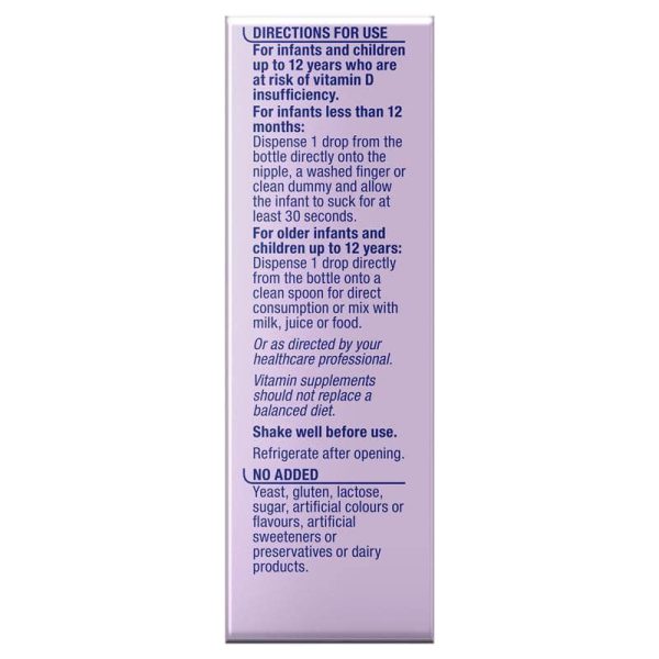 VITAMIN D3 DẠNG NHỎ GIỌT CHO BÉ OSTELIN INFANT DROPS 2,4ML - Hình ảnh 4