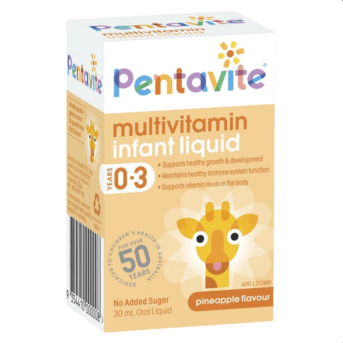 SIRO VITAMIN TỔNG HỢP CHO BÉ TỪ 0-3 TUỔI PENTAVITE INFANT LIQUID 30ML - Hình ảnh 4