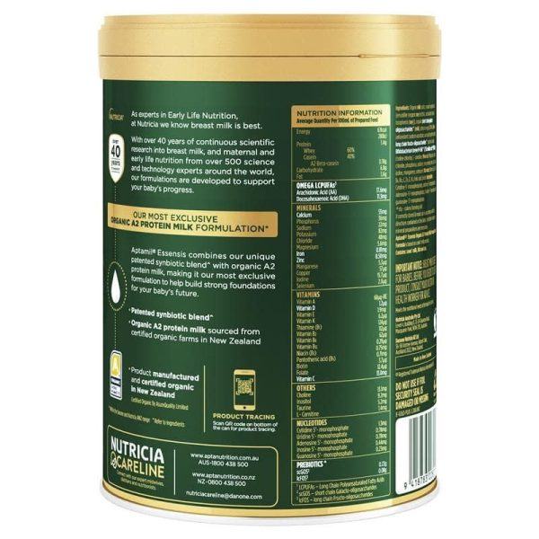 SỮA APTAMIL ESSENSIS SỐ 1 – SỮA ĐẠM A2 HỮU CƠ CHO BÉ 0-6 THÁNG - Hình ảnh 3