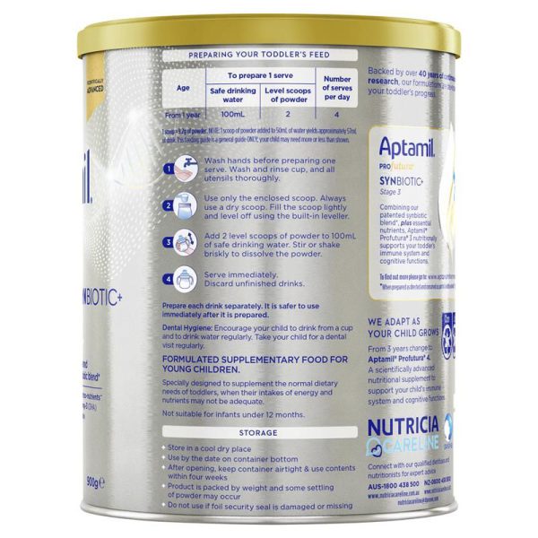 SỮA APTAMIL ÚC SỐ 3 PROFUTURA (900G) CHO TRẺ TỪ 1-3 TUỔI - Hình ảnh 4