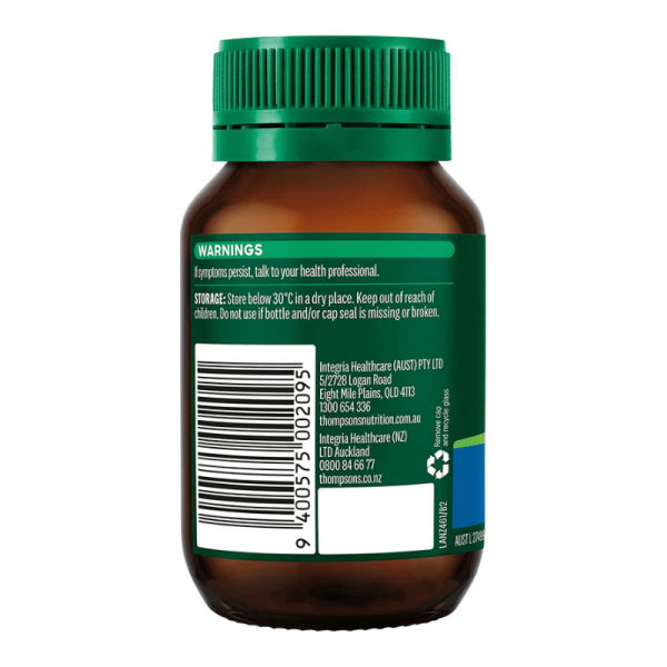 VIÊN UỐNG BỔ NÃO, TUẦN HOÀN MÁU NÃO THOMPSON'S GINKGO 6000 LỌ 60 VIÊN - Hình ảnh 3