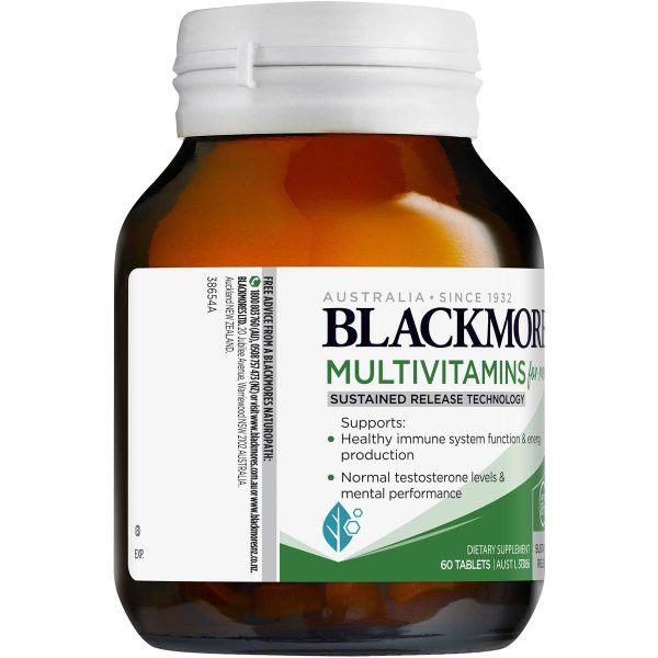 VITAMIN TỔNG HỢP CHO NAM BLACKMORES MULTIVITAMIN FOR MEN 60 VIÊN - Hình ảnh 3